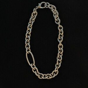 Oversized Gold Chain LinkChoker Necklace